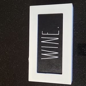 Rae Dunn Wine Sign